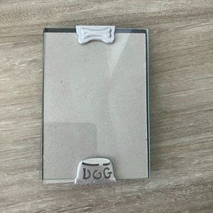 Small "Dog" Picture Frame, Silver